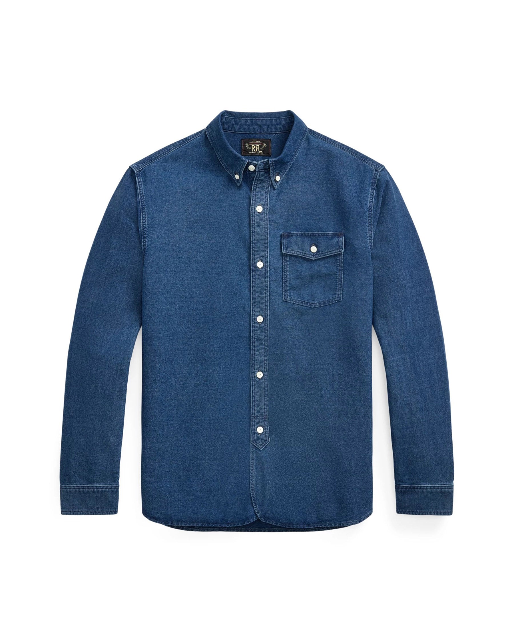 RRL Indigo Oxford Workshirt