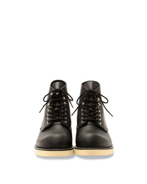 Red Wing Heritage 8165 6-Inch Round Toe Boot Black Chrome