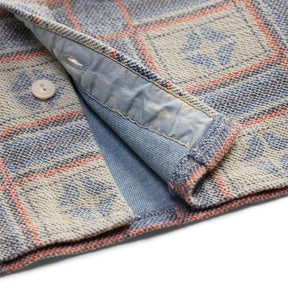 RRL Print Reverse-Terry Workshirt White/ Multi