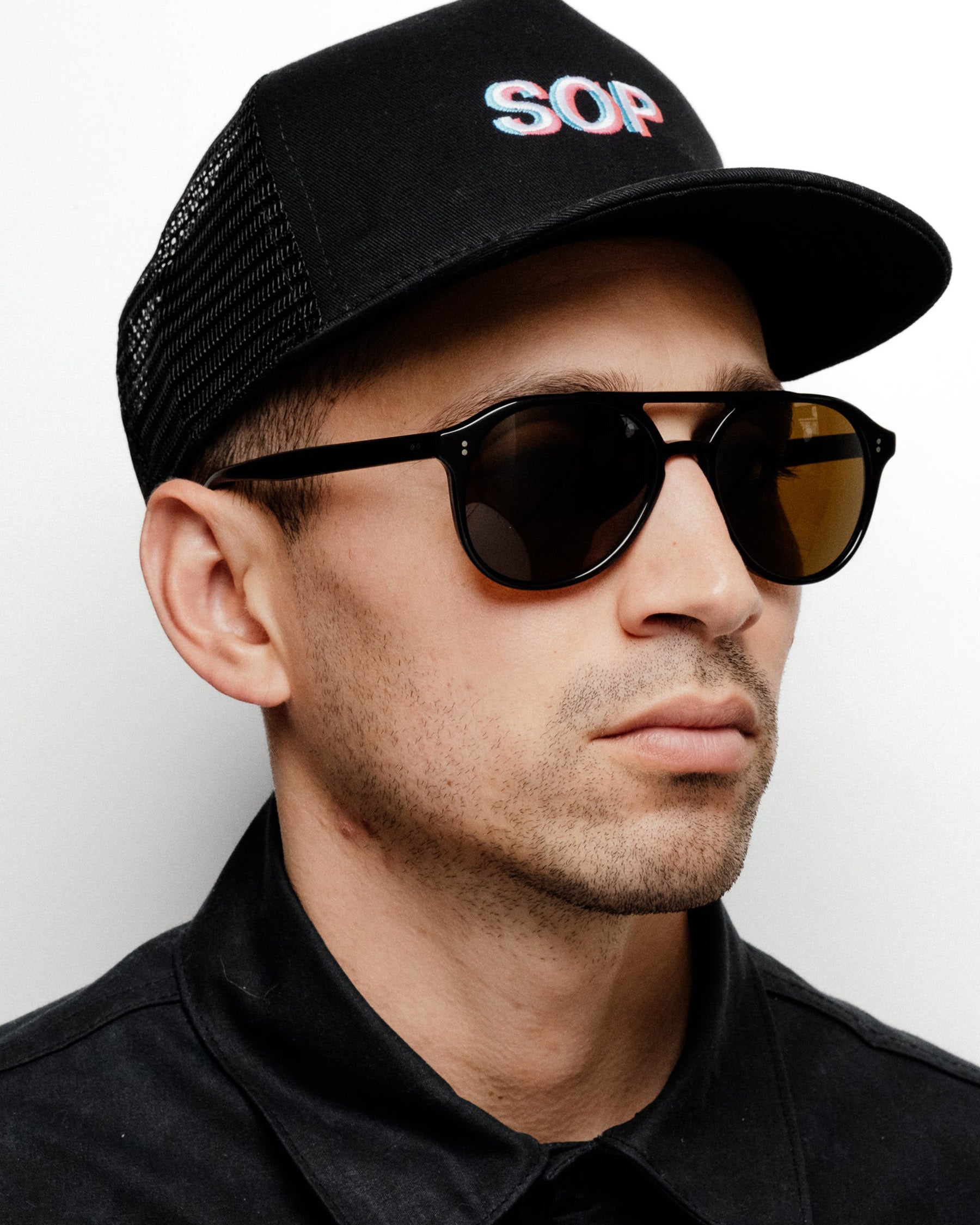 SALT. Rockwood Black | Polarized Glass Deep Brown Lens