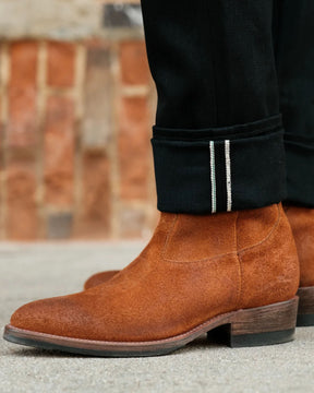 Santa Rosa x Snake Oil Provisions Heartbreaker Boot Tobacco Suede