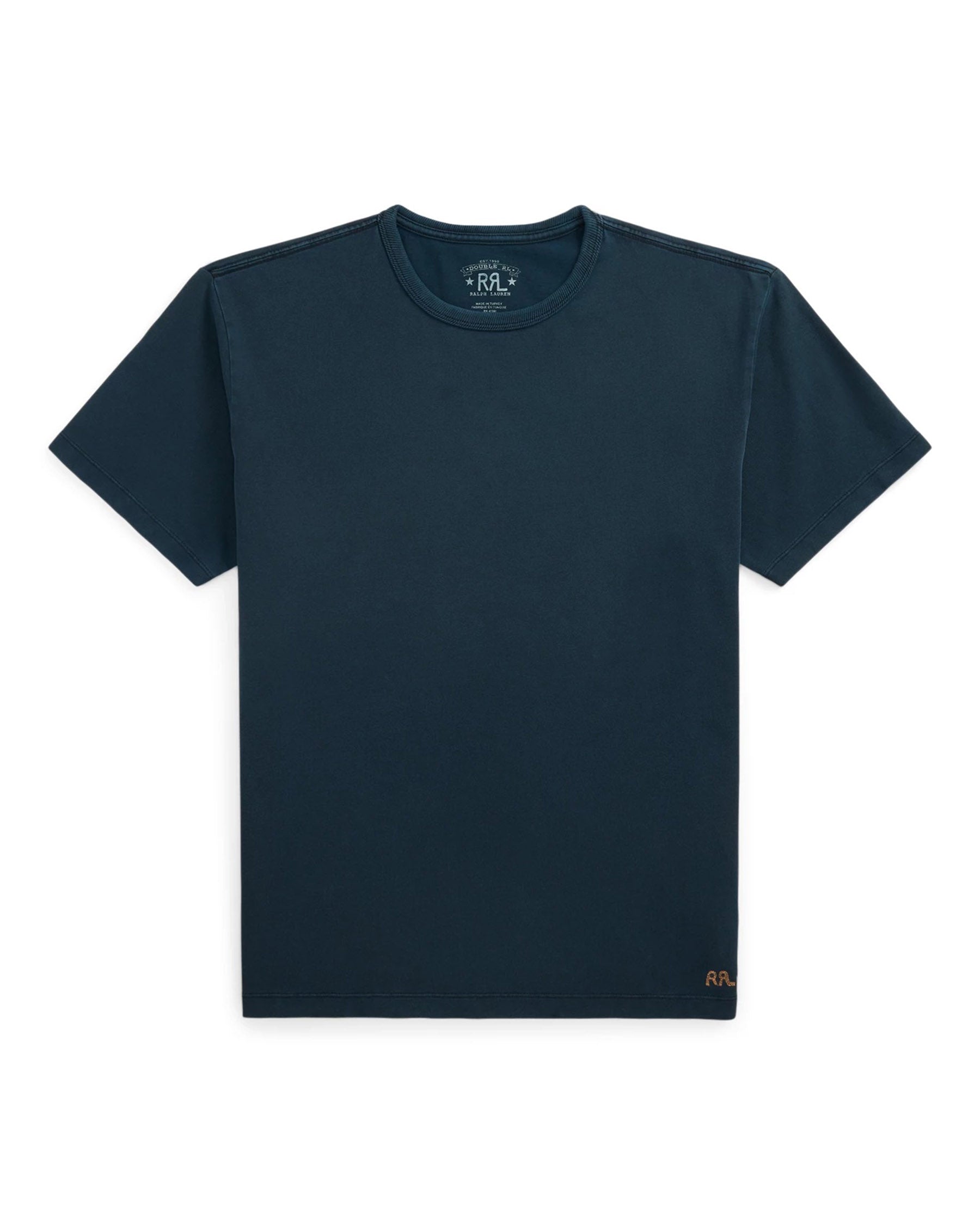 RRL Relaxed Fit Heavyweight Jersey T-Shirt Dark Navy
