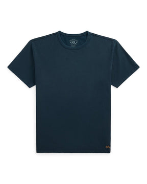 RRL Relaxed Fit Heavyweight Jersey T-Shirt Dark Navy