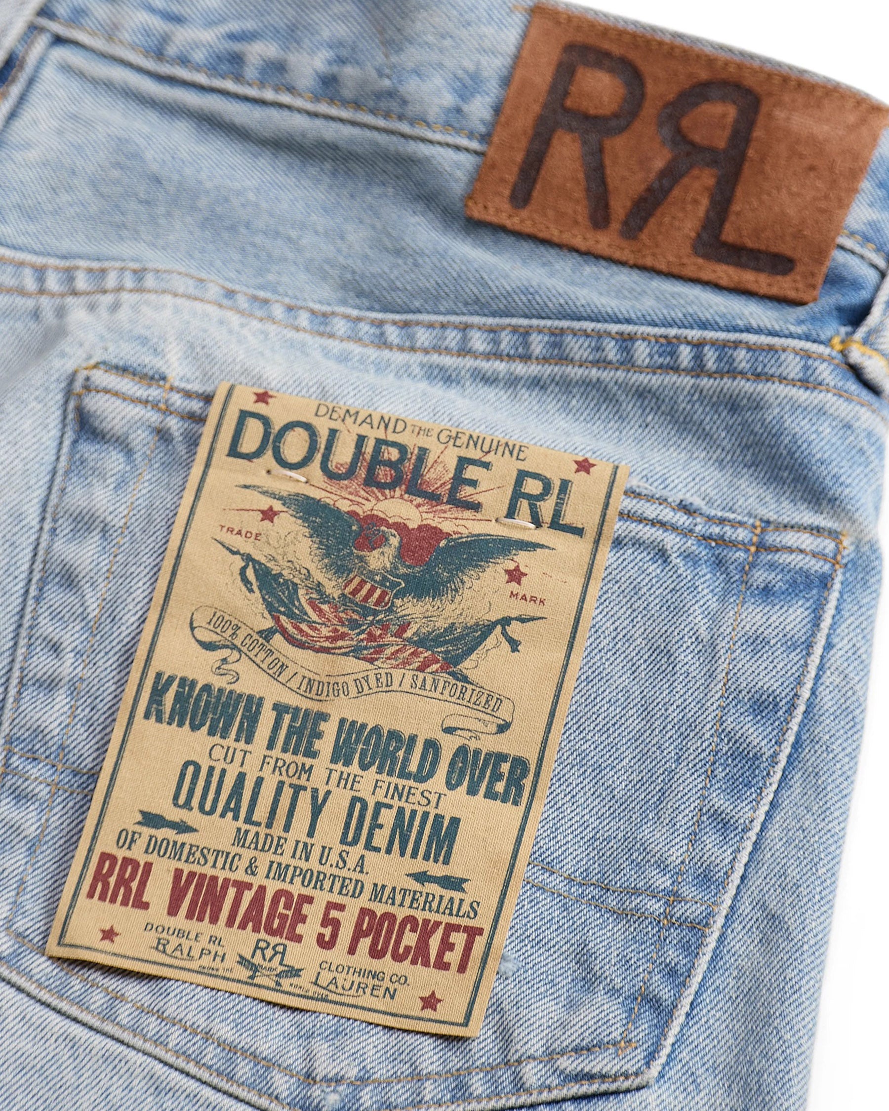RRL Vintage 5-Pocket Bridgeview Jean