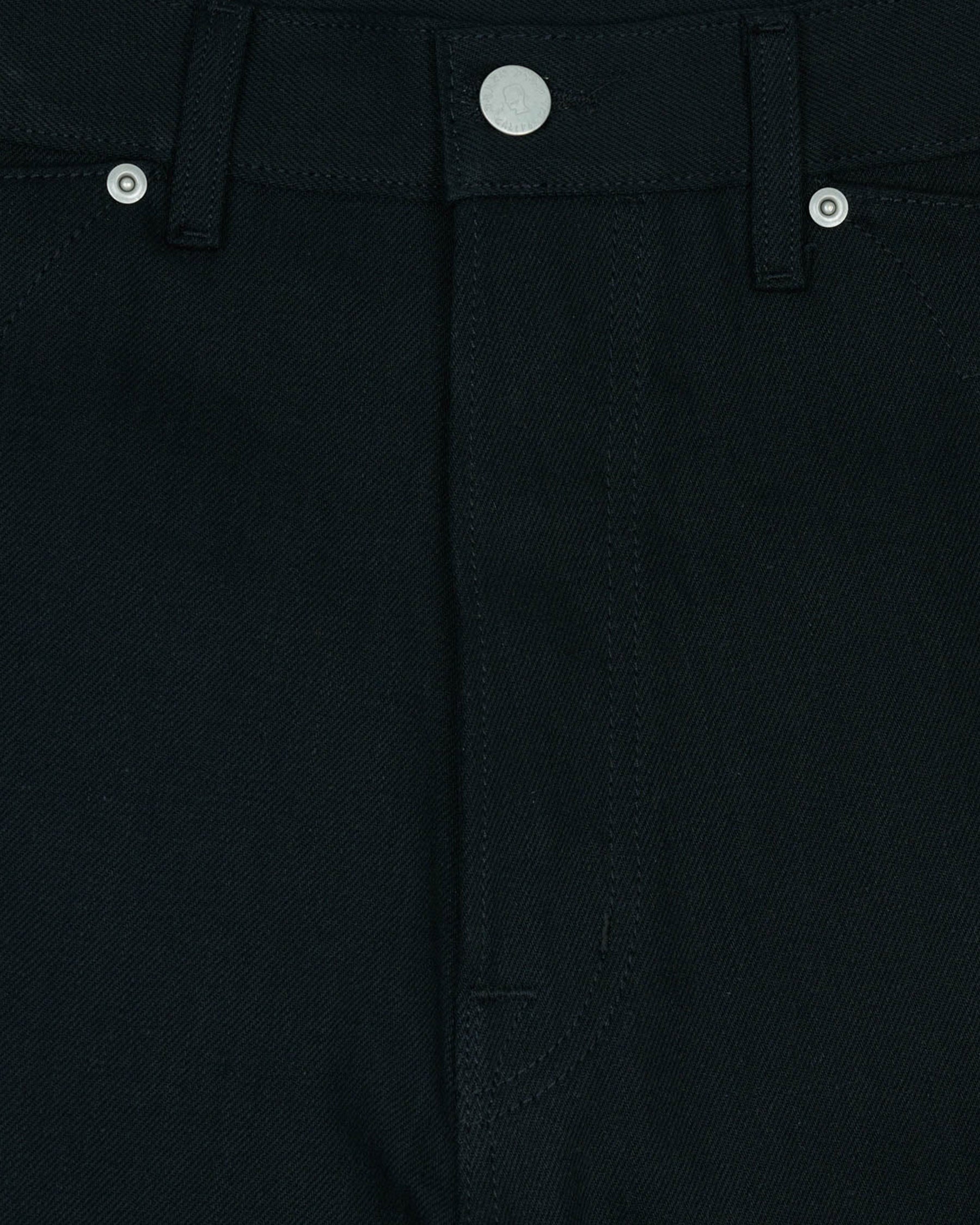 Brain Dead Type 00 14.25oz Selvedge Denim Pant Solid Black