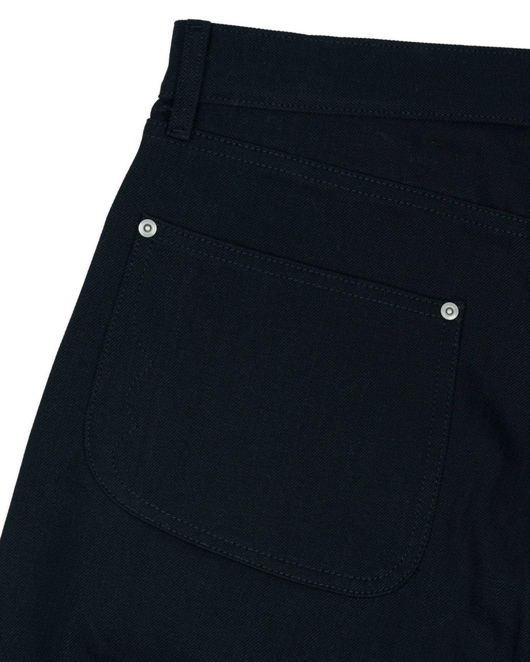 Brain Dead Type 00 14.25oz Selvedge Denim Pant Solid Black