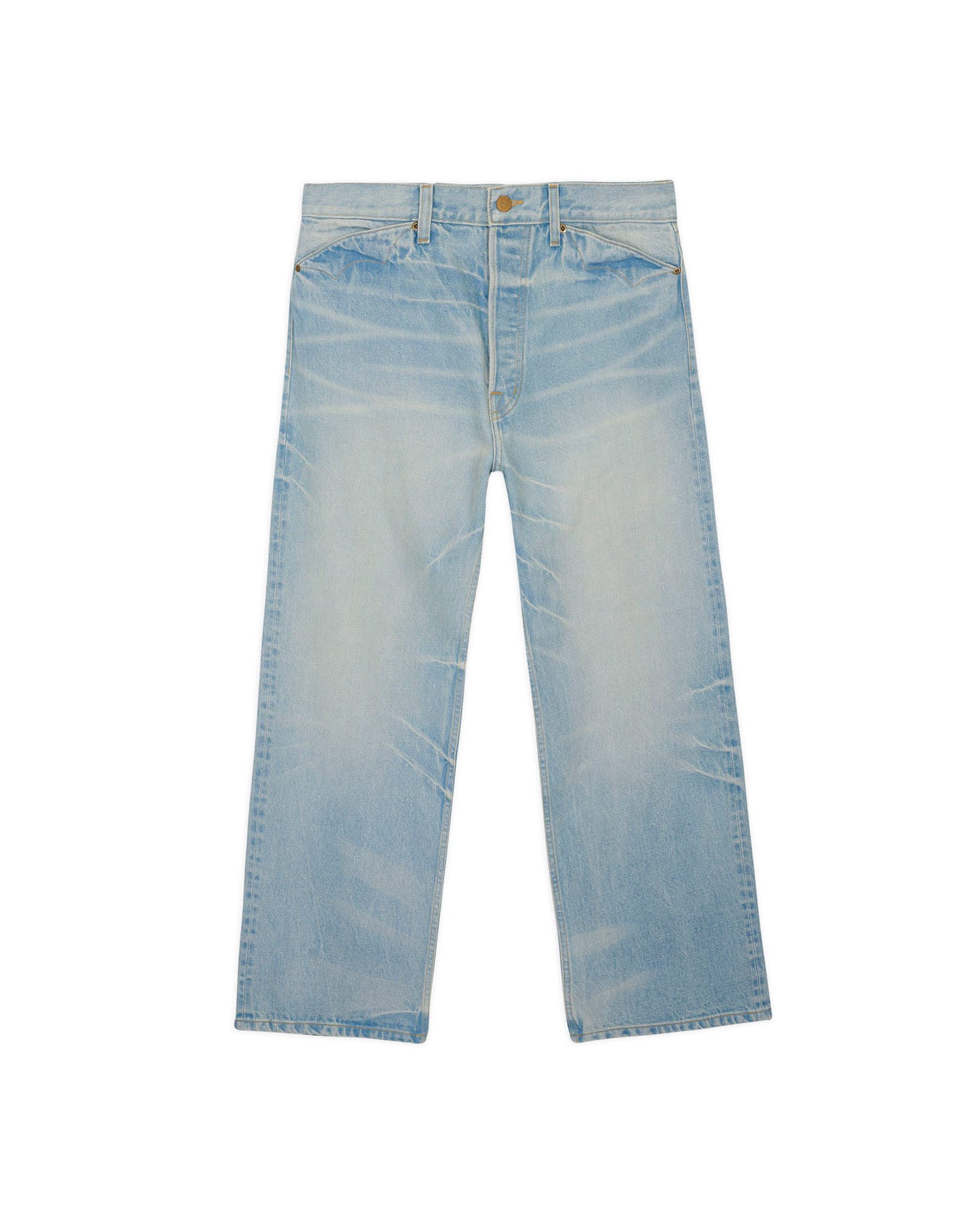 Brain Dead Type 00 15oz Selvedge Denim Pant Light Washed Indigo