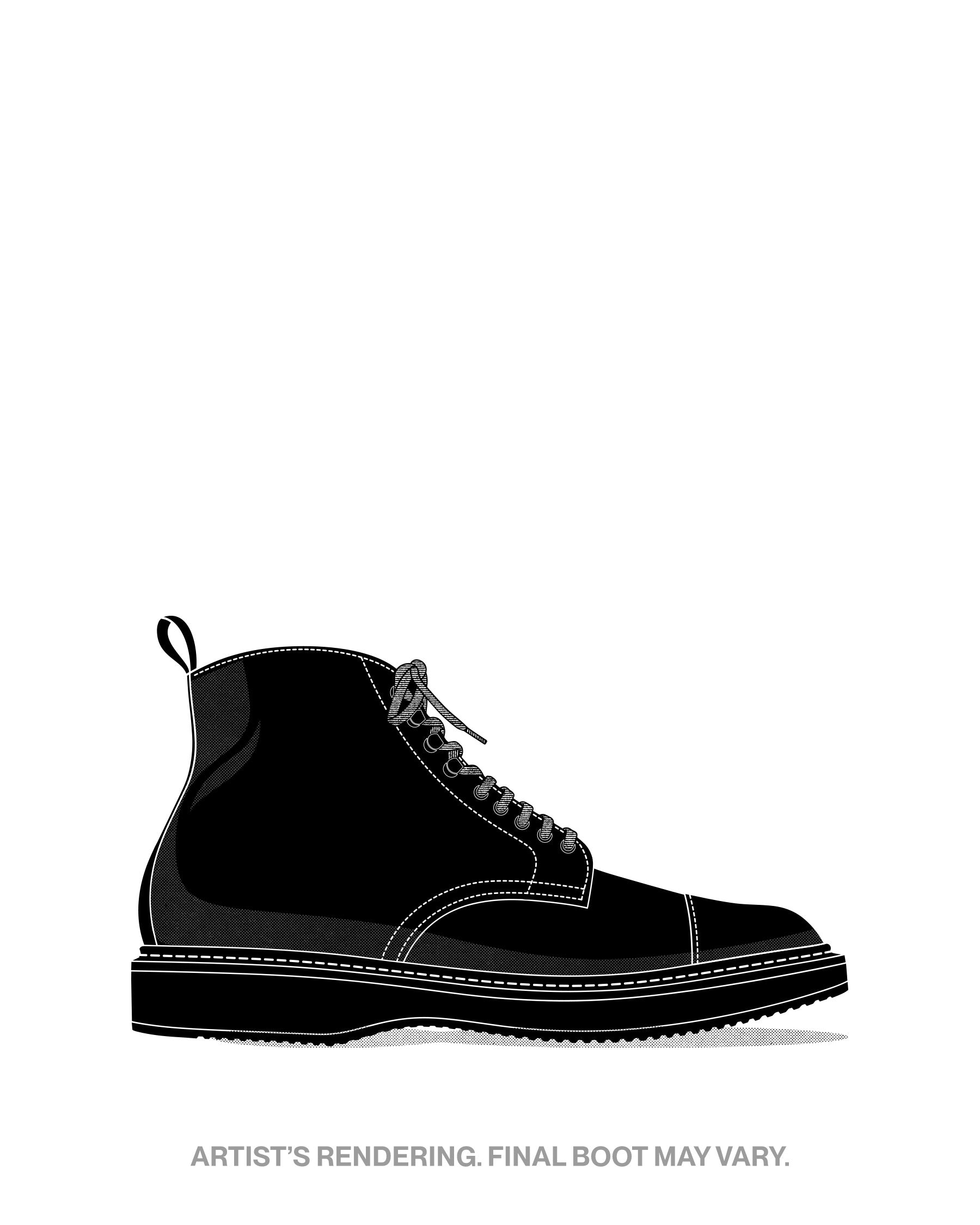 Alden x Snake Oil Provisions Vandal Boot Black Chromexcel