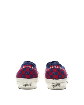 Vans LX Authentic Reissue 44 EK-Punk Check Red/ Blue FINAL SALE