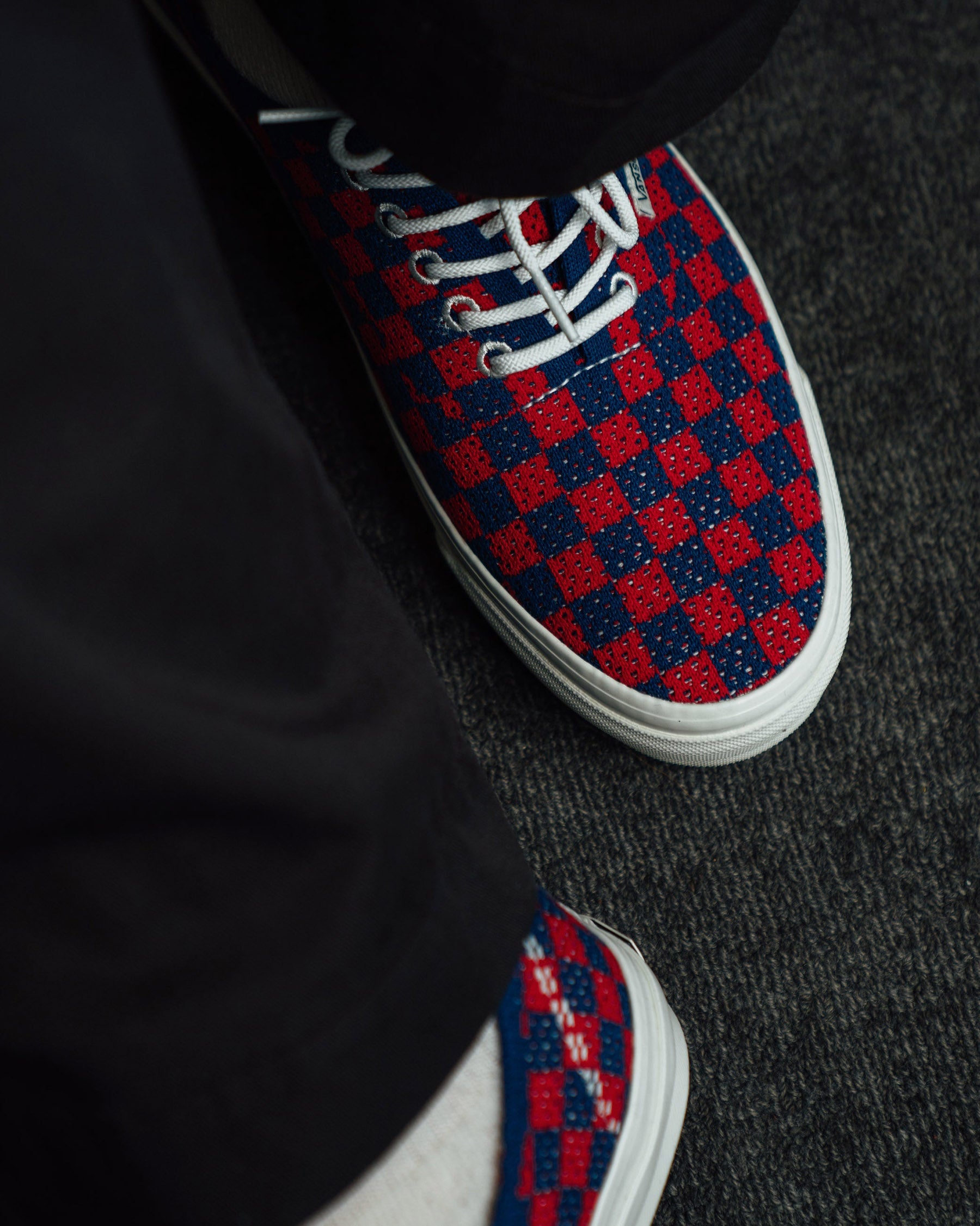 Vans LX Authentic Reissue 44 EK-Punk Check Red/ Blue FINAL SALE