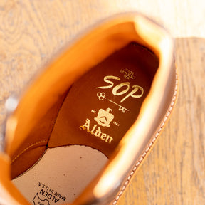 Alden x Snake Oil Provisions Wick Color 8 Shell Cordovan Boot