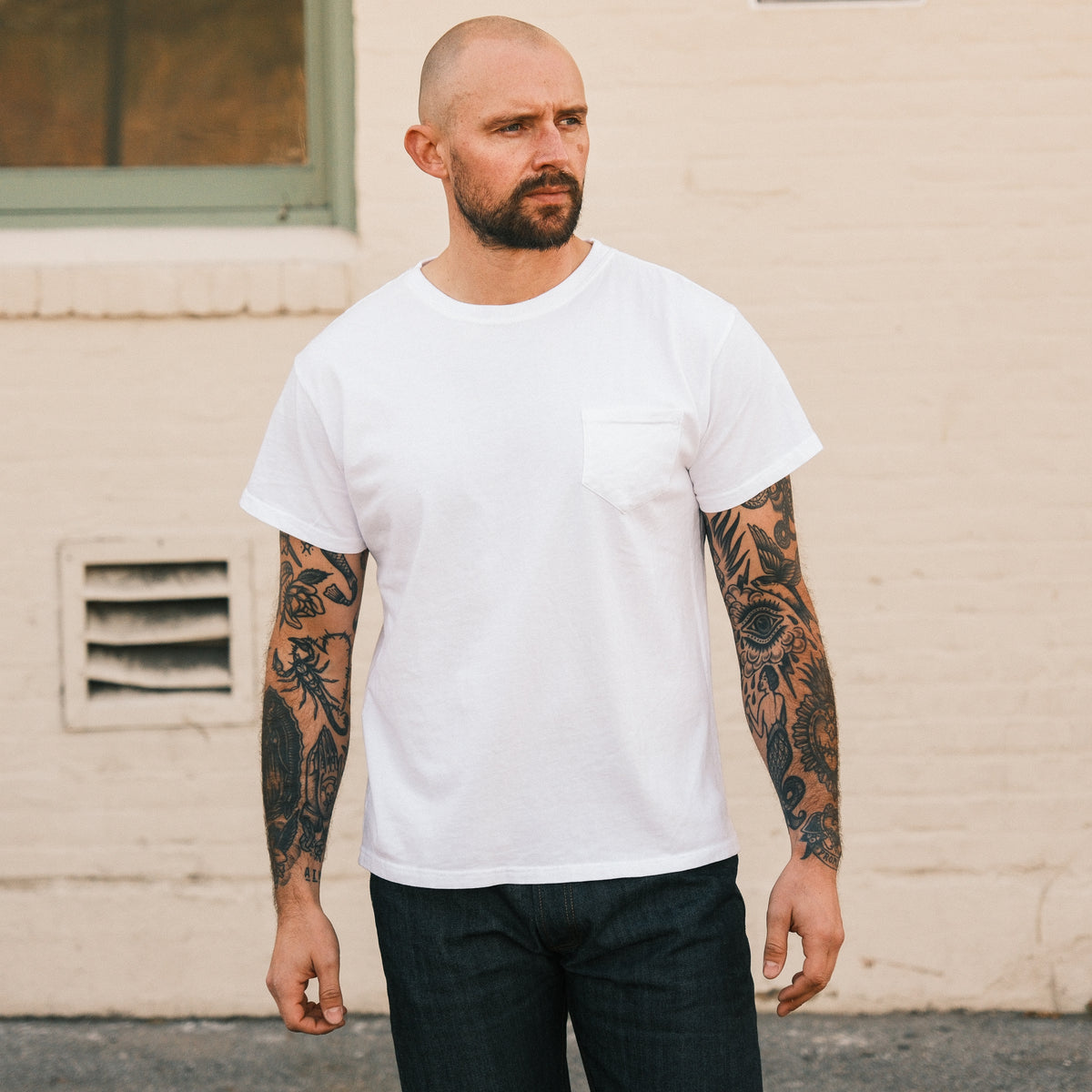 Snake Oil Provisions SOP Pocket Tee White FINAL SALE