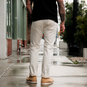 Resolute 710 Rinsed Slim Straight White FINAL SALE