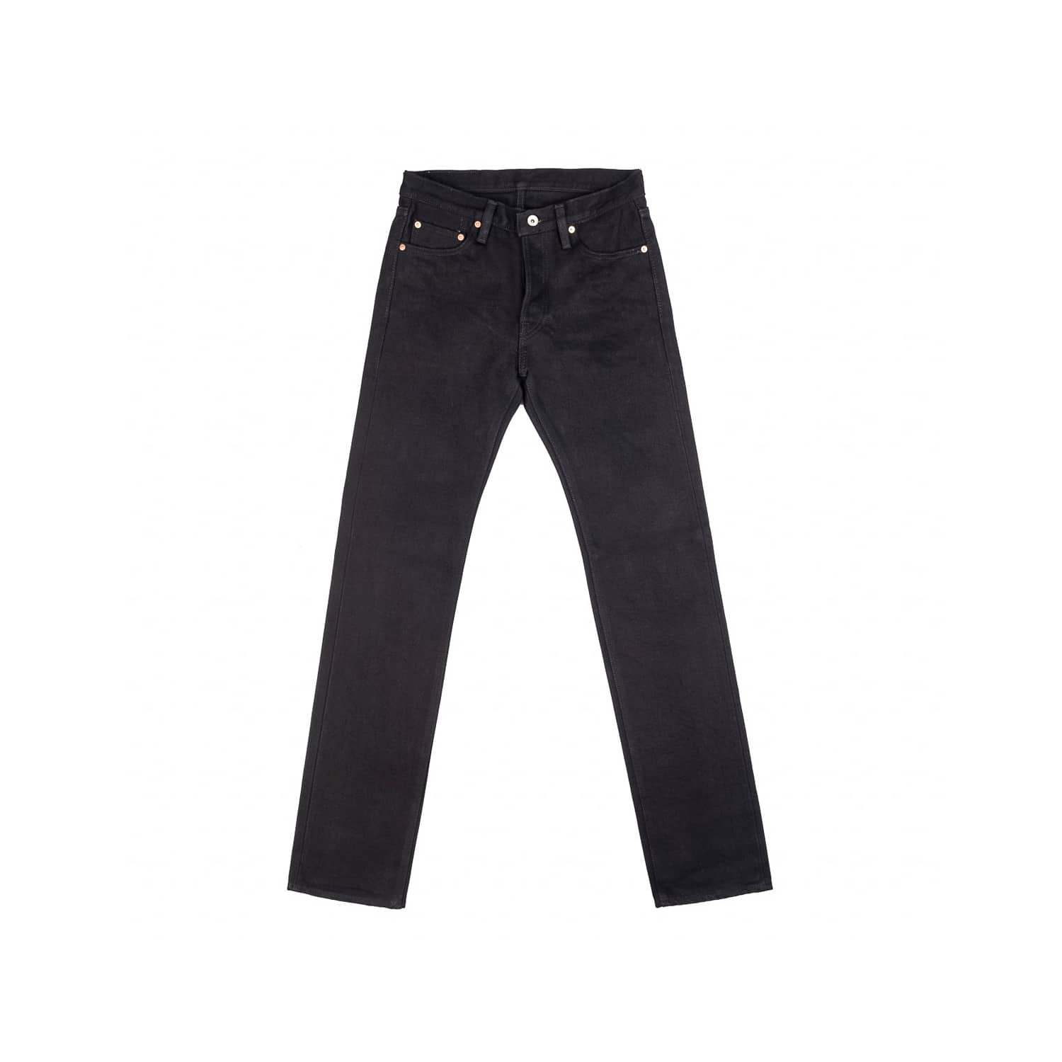 Iron Heart IH-666S-SBG 21oz Selvedge Denim Straight Cut Superblack Fades to Grey FINAL SALE