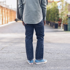Resolute 710 Rinsed Slim Straight Indigo Size 34 PRE-OWNED FINAL SALE